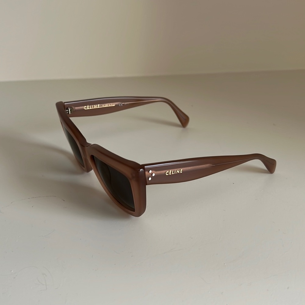 CÉLINE tan sunglasses